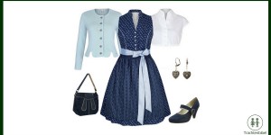 Beitragsbild des Blogbeitrags Dirndl-Style True Blue