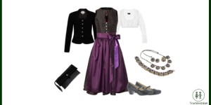 Beitragsbild des Blogbeitrags Dirndl Style Purple Night 