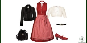 Beitragsbild des Blogbeitrags Dirndl-Style Farbe der Liebe 