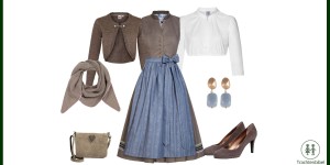 Beitragsbild des Blogbeitrags Dirndl-Style Taupe
