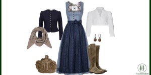 Beitragsbild des Blogbeitrags Dirndl-Style Blaues Paradies