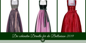 Beitragsbild des Blogbeitrags 3 tolle Festdirndl für die Ballsaison 2019