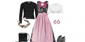 Beitragsbild des Blogbeitrags Dirndl-Style Rosenrot