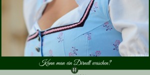 Beitragsbild des Blogbeitrags Kann man ein Dirndl waschen? 