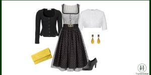Beitragsbild des Blogbeitrags Dirndl-Style Black Magic
