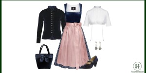 Beitragsbild des Blogbeitrags Dirndl-Style Samtblau 