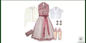 Beitragsbild des Blogbeitrags Dirndl-Style Valentinsblume 