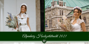Beitragsbild des Blogbeitrags Alpenherz Hochzeitstracht 2021 