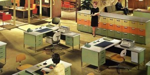 Beitragsbild des Blogbeitrags Großraumbüro, Cubicle und Home-Office: Büros im Lauf der Zeit 