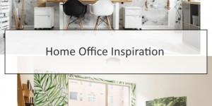 Beitragsbild des Blogbeitrags Home Office Inspiration – So kannst du deinen Arbeitsplatz gestalten 