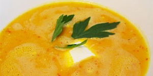 Beitragsbild des Blogbeitrags Kürbiscremesuppe 
