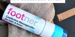 Beitragsbild des Blogbeitrags Der FOOTNER® CoolActive Massageroller mit kühlendem Effekt