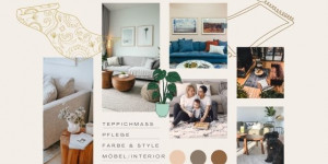 Beitragsbild des Blogbeitrags Wie finde ich den idealen Teppich für mein Wohnzimmer