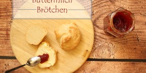 Beitragsbild des Blogbeitrags Buttermilch Brötchen zum Frühstück