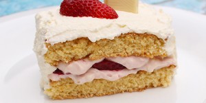 Beitragsbild des Blogbeitrags Erdbeer-Cremeschnittchen