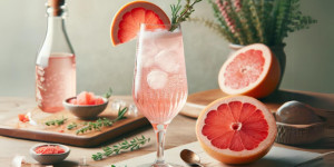 Beitragsbild des Blogbeitrags FRIDAY AFTER-WORK-MOCKTAIL: Pink Grapefruit Soda 