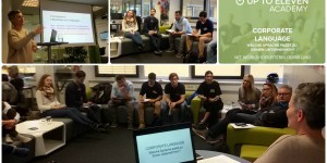 Beitragsbild des Blogbeitrags Corporate Language mit Doris Lind: Von blauer Sprache und bildhafter Schreibstimme (UT11 Academy)