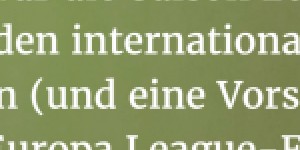 Beitragsbild des Blogbeitrags Der internationale Saisonrückblick und das Europa League-Finale