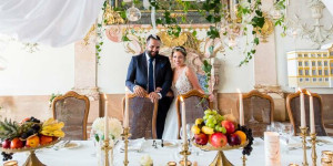 Beitragsbild des Blogbeitrags Mit Details zur Traumhochzeit – Styled Shooting im Schloss Leopoldskron