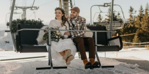 Beitragsbild des Blogbeitrags Winter Wedding Mountain Love – Eine winterliche Hochzeit in den Bergen