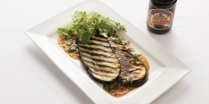 Beitragsbild des Blogbeitrags Gegrillte Melanzani auf Marokkanische Art