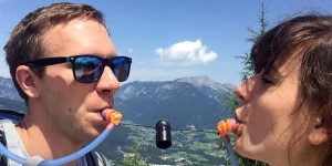 Beitragsbild des Blogbeitrags Trinksysteme für den Rucksack: Richtig trinken beim Wandern und Klettern