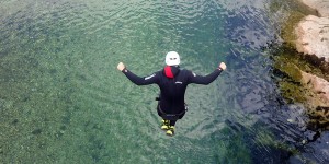 Beitragsbild des Blogbeitrags Canyoning in der Grmečica-Schlucht in Slowenien