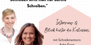 Beitragsbild des Blogbeitrags „Schreiben lernt man nur durchs Schreiben.“