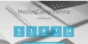Beitragsbild des Blogbeitrags Neue Website für unser Mediencamp Wien
