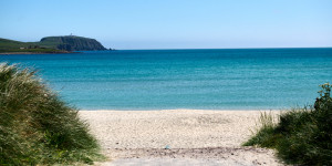 Beitragsbild des Blogbeitrags West Voe Beach