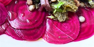 Beitragsbild des Blogbeitrags Eingelegtes Rote Rüben Carpaccio