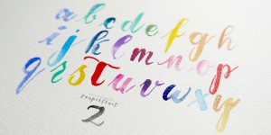 Beitragsbild des Blogbeitrags Aquarell Alphabet