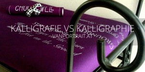 Beitragsbild des Blogbeitrags Kalligrafie VS Kalligraphie 