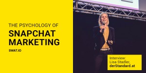 Beitragsbild des Blogbeitrags Lisa Stadler, derStandard.at: “How and Why We Do Snapchat Marketing”