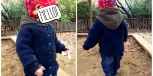 Beitragsbild des Blogbeitrags gastartikel. nähen: Upcycling Walkjacke