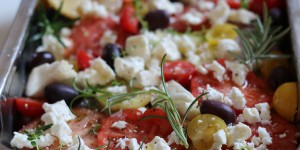 Beitragsbild des Blogbeitrags mediterranes Ofengemüse