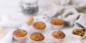 Beitragsbild des Blogbeitrags Banana Bread Muffins mit Chocolate Chips 