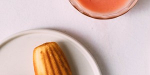 Beitragsbild des Blogbeitrags Madeleines mit Blutorangenglasur