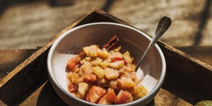 Beitragsbild des Blogbeitrags Apfelkompott und Altweibersommer