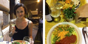 Beitragsbild des Blogbeitrags Vegan & Vegetarisch Essen in Rom