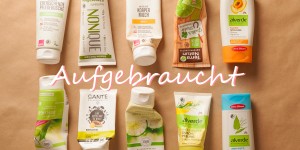 Beitragsbild des Blogbeitrags Aufgebraucht: meine Naturkosmetik Favoriten