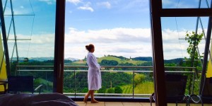 Beitragsbild des Blogbeitrags Weinrefugium Brolli – wine and wellness 