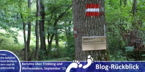 Beitragsbild des Blogbeitrags Weitwander-Rückblick September 2015