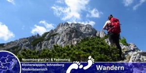 Beitragsbild des Blogbeitrags Zwischen Grat und Faden – Novembergrat und Fadensteig am Schneeberg
