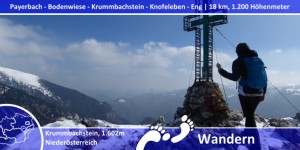 Beitragsbild des Blogbeitrags Schneeweißer Frühlingsbeginn am Krummbachstein 