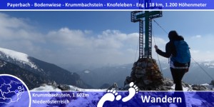 Beitragsbild des Blogbeitrags Schneeweißer Frühlingsbeginn am Krummbachstein