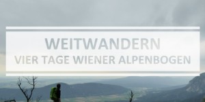 Beitragsbild des Blogbeitrags Vier Tage im Netz des Wiener Alpenbogens 