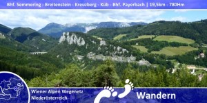 Beitragsbild des Blogbeitrags Ghegantisch – Am Bahnwanderweg von Semmering nach Payerbach 