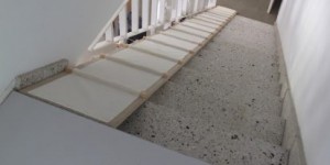 Beitragsbild des Blogbeitrags Muss ich Welpen die Treppe rauf und runter tragen?