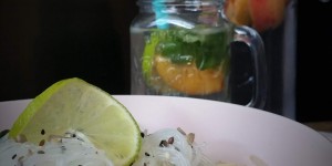 Beitragsbild des Blogbeitrags Asiatische Glasnudelpfanne & Infused Water 